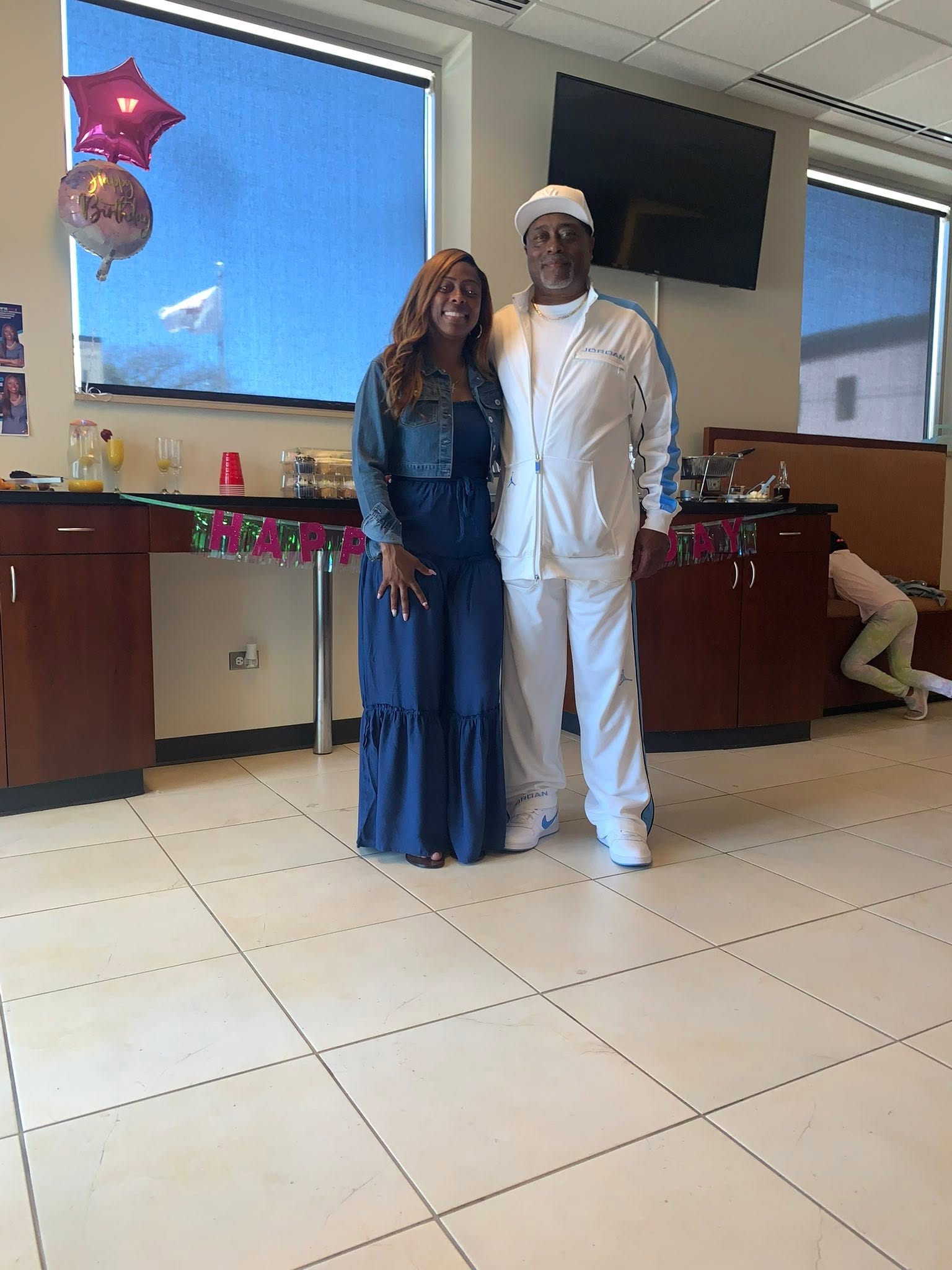 Tiffany meeting community members